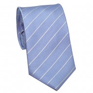 Corbata 100% seda jacquard LAMBERTTI,azu